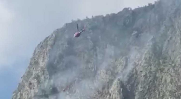 Se quemó el Cerro de la Silla