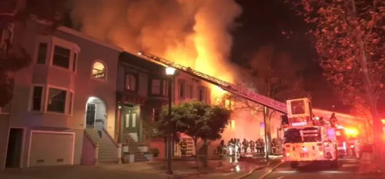 Incendio en San Francisco deja dos heridos y siete personas desplazadas