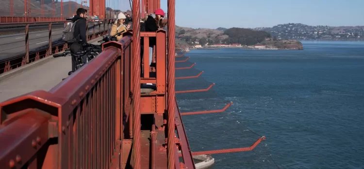 Redes de seguridad en el Puente Golden Gate