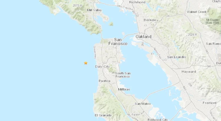 Sismo de magnitud 3,4 sacude la costa de San Francisco