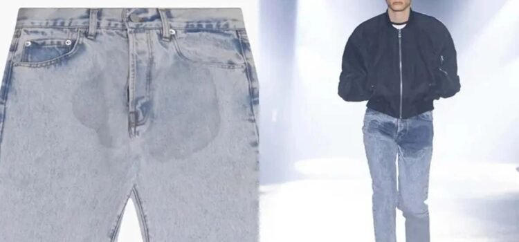 ¡Revuelo en la moda! ¿Jeans con manchas de orina, la nueva tendencia? ¡Revuelo en la moda! ¿Jeans con manchas de orina, la nueva tendencia?
