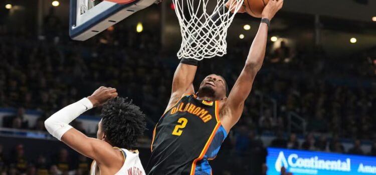 Thunder logra un récord histórico con un explosivo ataque ante Denver Nuggets