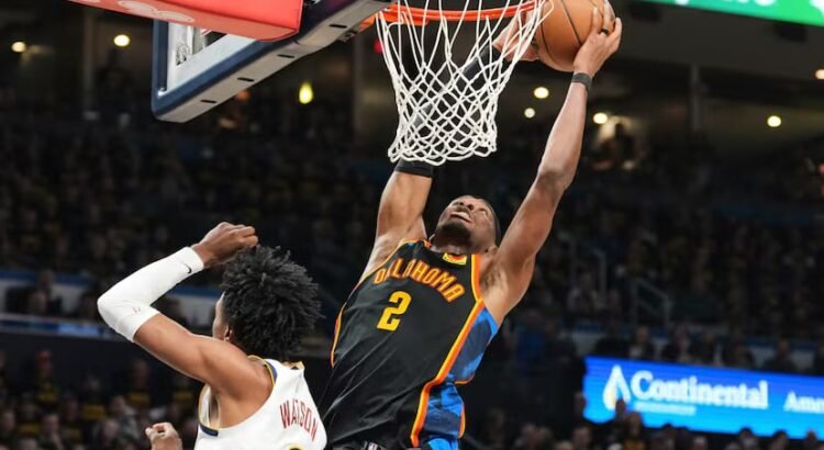 Thunder logra un récord histórico con un explosivo ataque ante Denver Nuggets