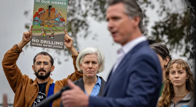 Gavin Newsom se muestra receptivo a las grandes petroleras en el cambio climático