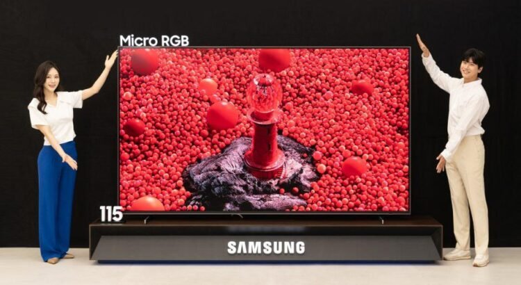 Samsung lanza el primer televisor Micro RGB del mundo