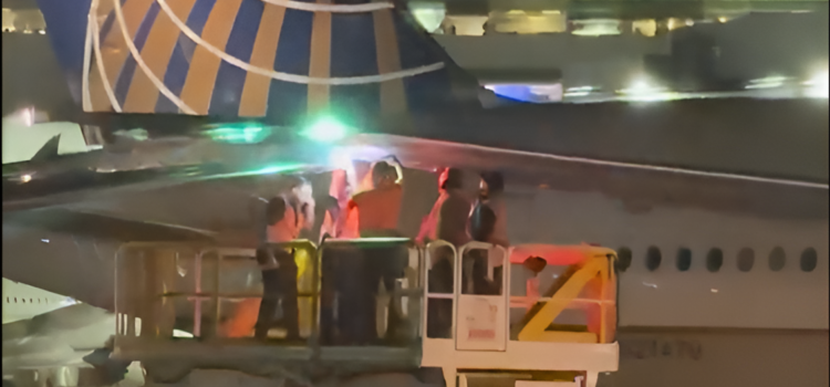 Dos aviones de United Airlines chocan sus colas en SFO,