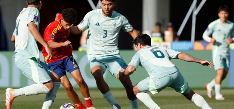 México empata 2-2 contra España en el Mundial Sub 20
