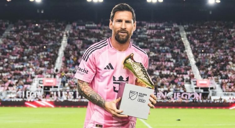 Messi recibe su primera Bota de Oro de la MLS antes de arranque de playoffs