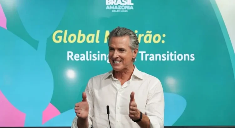 Gavin Newsom, califica a Trump de “especie invasora” en la COP30.