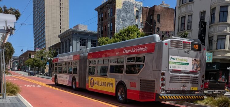San Francisco obtiene financiación federal para nuevos autobuses híbridos