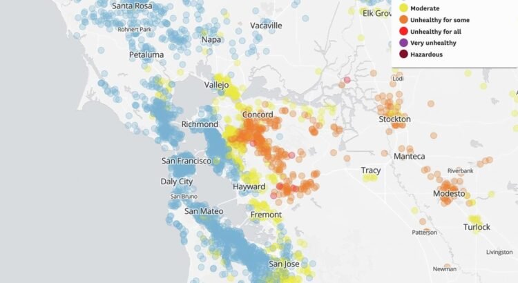 El aire insalubre provoca una alerta atmosférica de dos días en toda el Área de la Bahía