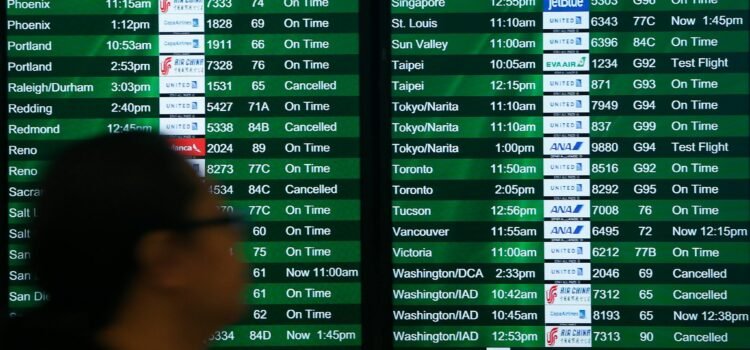 Mal tiempo en el Área de la Bahía provoca decenas de retrasos en vuelos